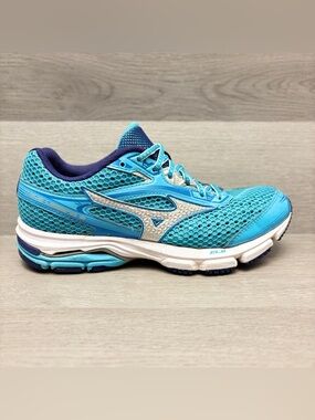 Mizuno Running Shoes Wave Legend 3 Sneakers Blue Navy White Women’s Size 7.5M
